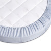 Простыня Oval на резинке PERINA 125х75см (голубая) 