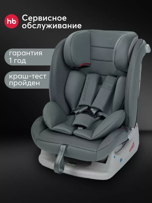 Автокресло Happy Baby Sandex 0/1/2/3 (0-36кг) Dark green - фото 1