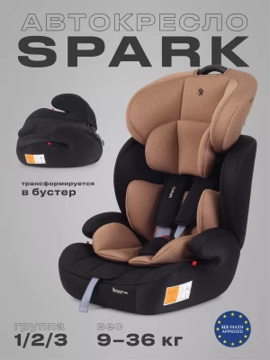 Автокресло Rant Basic Spark ZY10 1/2/3 (9-36 кг) Grey