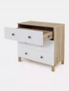 Комод Rant Bamboo 84 см 108 Cloud White