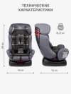 Автокресло Siger Diona 0/1/2 (0-25 кг) маренго