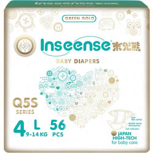 Подгузники INSEENSE Q5S  L (9-14 кг)  56 шт (6упак/кор) - фото 1