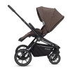 Коляска 2 в 1 Labala Raiz черная рама Choco brown