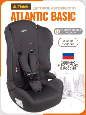 Автокресло Zlatek Atlantic ZL513 Basic 1/2/3 (9-36 кг) Серый умбра