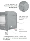 Манеж Indigo Bon-Bon 2 уровня серый 