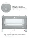 Манеж Indigo Bon-Bon 2 уровня серый 