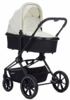 Коляска 2 в 1 Labala Raiz черная рама White/Black