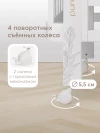 Кроватка-трансформер Happy Baby Mommy Love 160*70 и 100*70 (закругленный) White