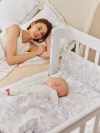 Кроватка-трансформер Happy Baby Mommy Love 160*70 и 100*70 (закругленный) White