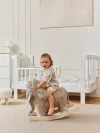 Кроватка-трансформер Happy Baby Mommy Love 160*70 и 100*70 (закругленный) White