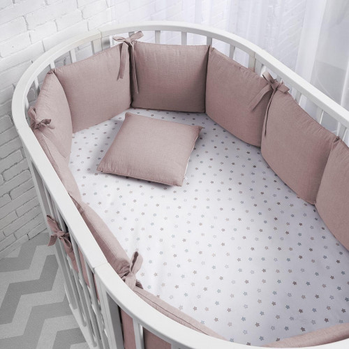Бортики для кроватки Perina "Soft Cotton" (мокко)  - фото 1