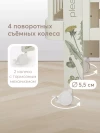 Кроватка-трансформер Happy Baby Mommy Love 160*70 и 100*70 (закругленный) Sage