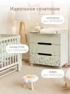 Кроватка-трансформер Happy Baby Mommy Love 160*70 и 100*70 (закругленный) Sage