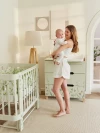 Кроватка-трансформер Happy Baby Mommy Love 160*70 и 100*70 (закругленный) Sage