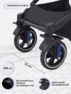 Коляска-трансформер Rant Pulsar RA160 2 в 1 Black