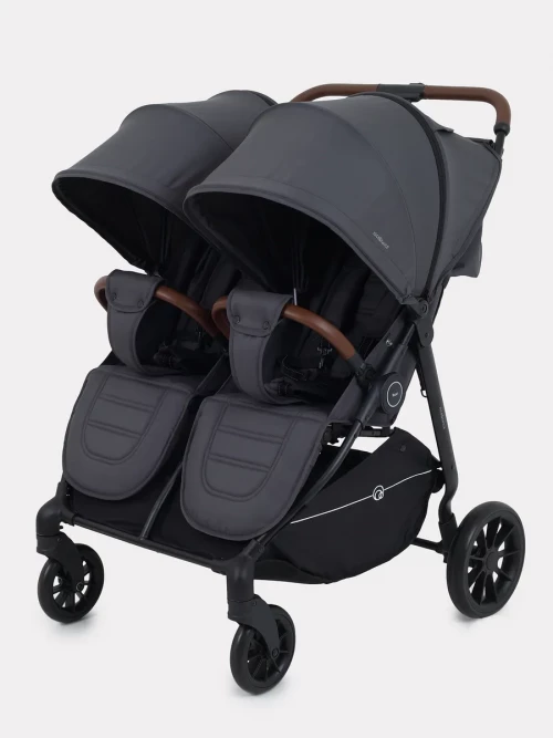 Коляска для двойни Rant Twinny RA151 graphite - фото 1