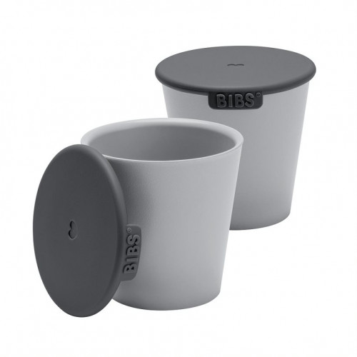 Набор стаканов с крышкой BIBS Cup Set, 2 шт. - Cloud
