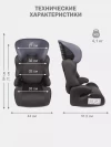 Автокресло Siger Смарт 2/3 (15-36кг) маренго