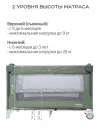 Манеж Indigo Bon-Bon 2 уровня зеленый