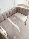 К-т 6пр. д/прямоугольной кроватки Organic baby cotton бежевый 6115/4