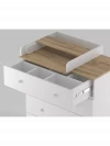 Комод Incanto Nova 800/4 дуб/белый