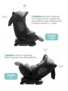 Автокресло Indigo Max-X isofix 0/1/2/3 (0-36 кг) серый
