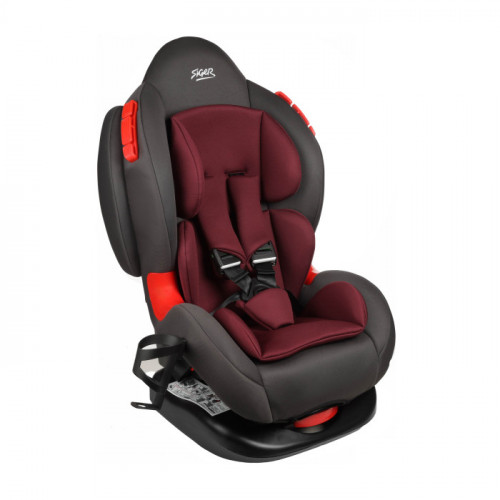 Автокресло Siger Кокон Isofix Lux 1/2 (9-25 кг) вишня