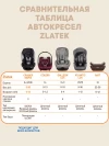 Автокресло Zlatek Galleon Lux 0/1 (0-18 кг) светло/серый