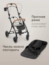 Коляска прогулочная Happy Baby Lynn black & flora