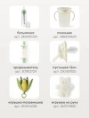 Коляска прогулочная Happy Baby Lynn dark olive & flora