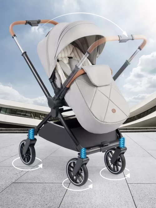 Коляска прогулочная Happy Baby Celine New grey