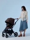 Коляска прогулочная Happy Baby Luna 360 dark brown