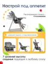 Стул для кормления Costa Adelia Silver grey