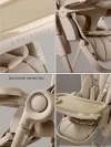 Стул для кормления Amarobaby Gourmet бежевый