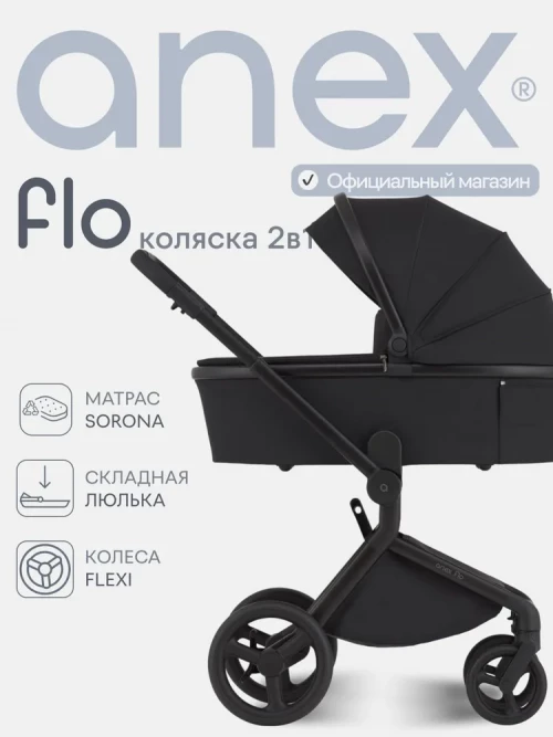 Коляска 2 в 1 Anex Flo (fl-05c) Lungo