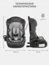 Автокресло Siger Некст Lux 1/2/3 (9-36кг) светло-серый