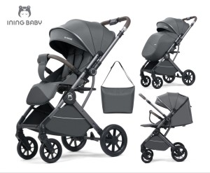 Коляска прогулочная Ining Baby K103 PRO dark grey