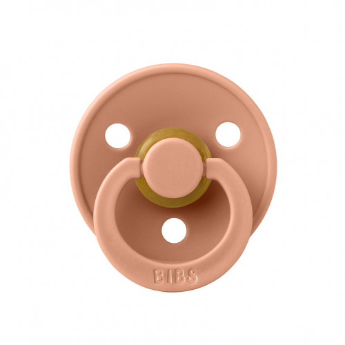 Пустышка латексная BIBS Colour Peach 6-18 месяцев - фото 1